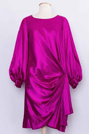 Robe en soie lin doublée