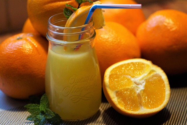 Jus d'orange pressé