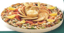PAGNOTE DE SAUMON FUME ET CREVETTES