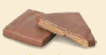 Sachet 100g carrés pralinés amandes
