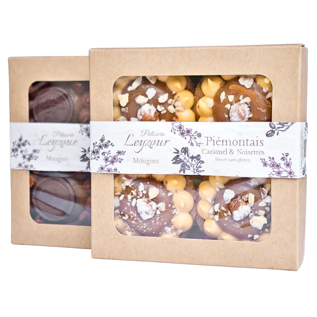 Piémontais au Caramel & Chocolat boite de 4