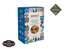 Biscuits Granisi Orange et Manna de Sicile 210 gr