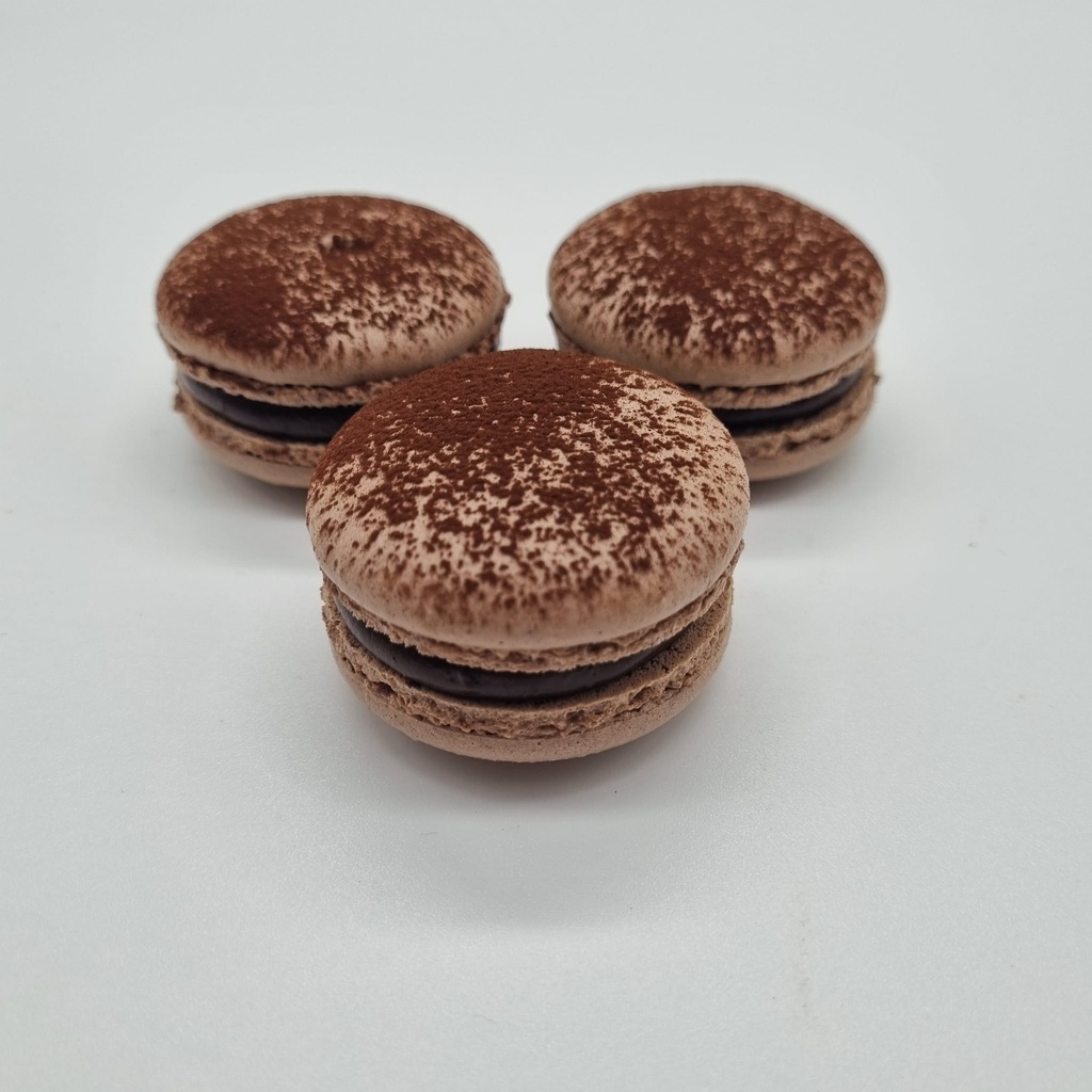 Macaron chocolat noir