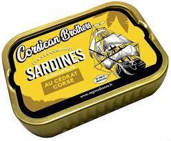 Sardines Corse Bio au Cédrat