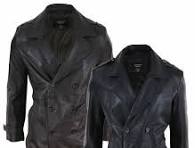 Manteau3/4 cuir