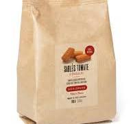 "SABLÉS A LA TOMATE Sachet kraft sablés à la tomate & basilic (environ 20 lingots) 100g