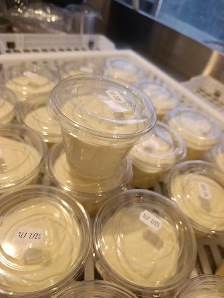 Crème aux oeufs 150g l'unité