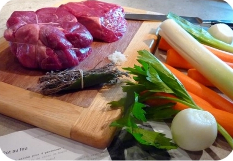 Panier légumes à Pot au feu
