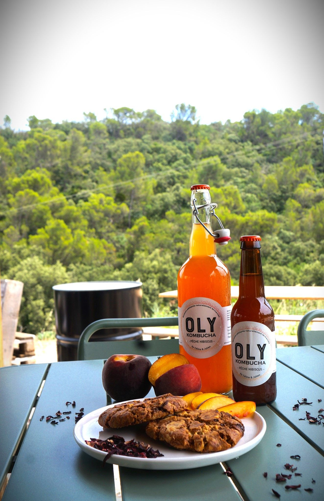 6 bouteilles 75cl Pêche Hibiscus