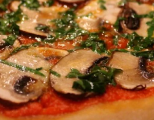 Pizza champignons bruns bio persillade 4 pers