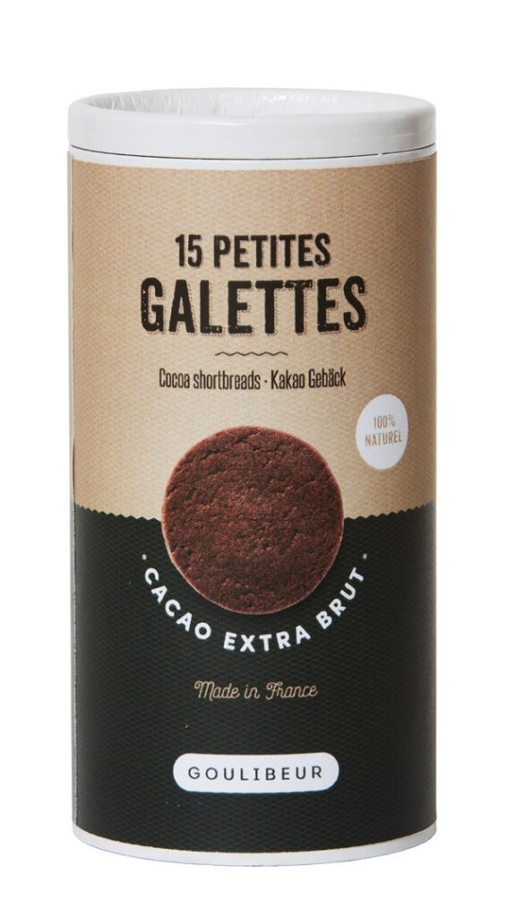 TUBE 15 GALETTES CACAO