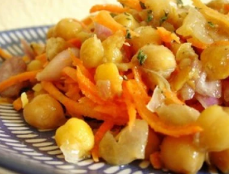 Salade de pois chiches à la marocaine