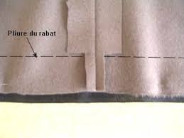 Ourlet jupe machine avec doublure sur devis