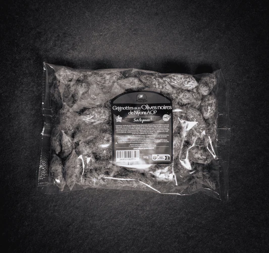 Grignottes aux olives noires de Nyons AOP 500g