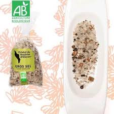 Gros sel aromatisé aux piments d'Espelette ou aux herbes 200g