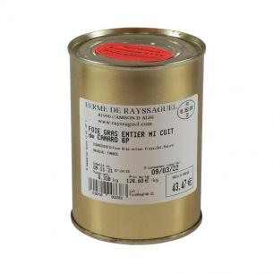 Foie gras entier de canard mi-cuit 340g 6 pers (boite)