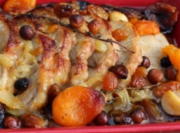 Rôti de porc aux fruits secs 4 pers