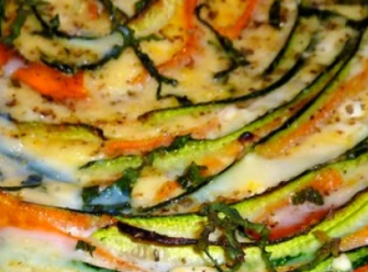 Tarte serpentin de légumes 4pers