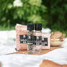 Sel doré sel rose d'himalaya, chanvre, noix de coco, curcuma, poivre noir 60g