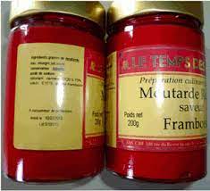 Moutarde Framboises 190g