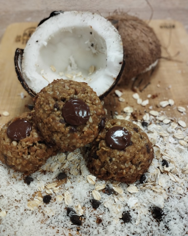 Les Coco-Caline Cookies flocon d'avoine / coco / chocolat 200g