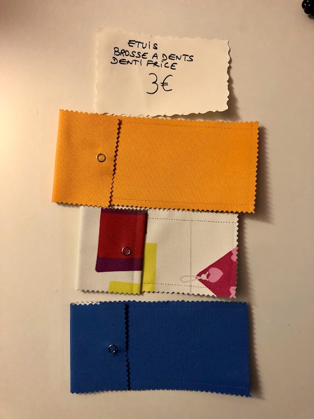 Etuis brosse à dent dentifrice