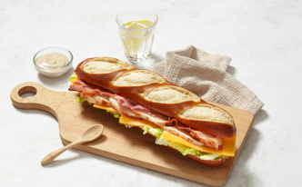 Sandwich poulet bacon