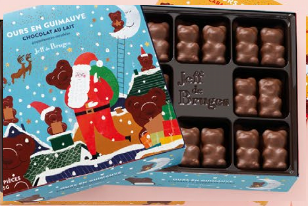 Boite 44 ours guimauve chocolat au lait