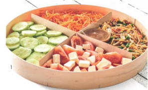 PAGNOTE DE CRUDITES GOURMANDE