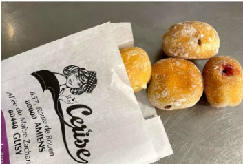 Beignet au chocolat noisette