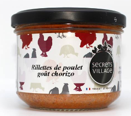 Rillette de poulet au chorizo 200g