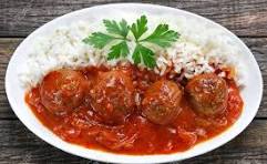 Boulette sauce tomate riz le jeudi
