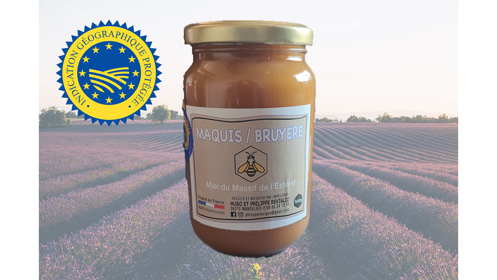 Miel de Maquis-Bruyère IGP de Mandelieu 500g