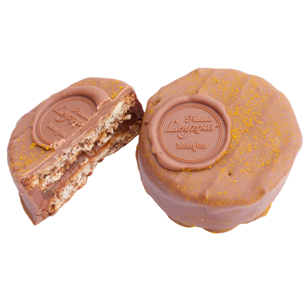 Galet au chocolat caramel boite de 4