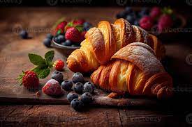 Croissant aux myrtille