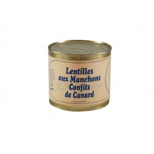 Lentilles à la saucisse de Toulouse et aux manchons de canard confits - 620 gr 10,00 €