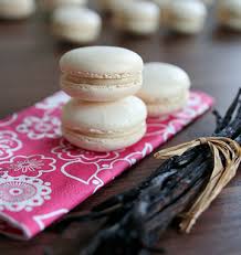 Macaron vanille par 6