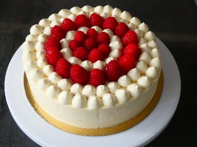 Tiramisu Rose-Litchi-Framboise 6p Biscuit cuillère, sirop rose-litchi, insert rose-litchi-framboise, mousse mascarpone jeudi 14/11