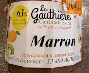 Confiture de Marron la Gauthière à 4.50€ au lieu 5.00€