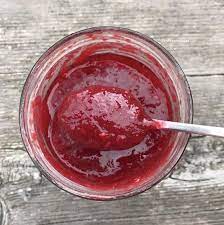 Confiture de framboise sans pépins