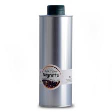 Huile d'olive la negrette verre ou métal en 50cll