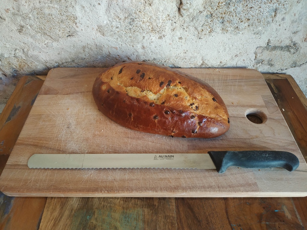 La Gâche Chocolat Brioche vendéenne au beurre et à la crème fraiche aux pépites de chocolat 360g