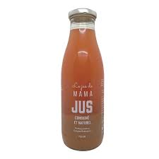 Jus 100% naturels sans additifs ni conservateurs mama-Pomme Carotte Orange Ananas Citron (25cl)