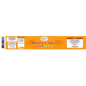 Terrine de Boeuf aux Poivrons (2 pers - 140 grs)