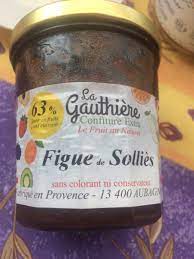 Confiture ESAT la Gauthière figues de Sollies