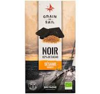 Tablette noir sésame torréfié bio 100g
