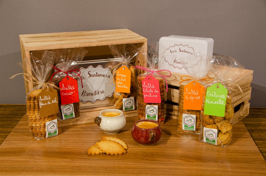 Délices noisettes (farine de blé Bio T80) : • Sachet 150gr