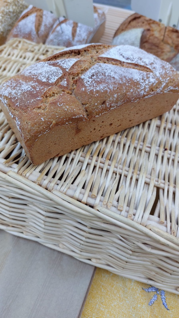 Pain petit épeautre IGP 100% 450g ( farine de petit épeautre intégrale 100%)