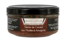 Terrine canard morilles