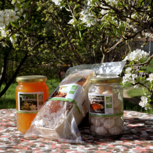 Grand Sac Fenêtre Miel, Bonbons et Pain d'Epices